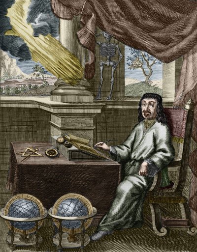 René Descartes (1596-1650), filosofo e matematico francese. da Unknown artist