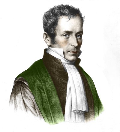 René Théophile Hyacinthe Laënnec (1781-1826), medico francese da Unknown artist