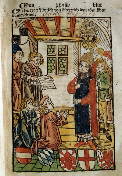 Rappresentazione del Concilio di Costanza (1414-1418) da Unknown artist