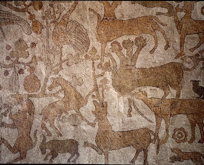 Rappresentazione della fauna indiana immaginaria che simboleggia le imprese di Alessandro Magno (356-323 a.C.), re di Macedonia durante la conquista dell
