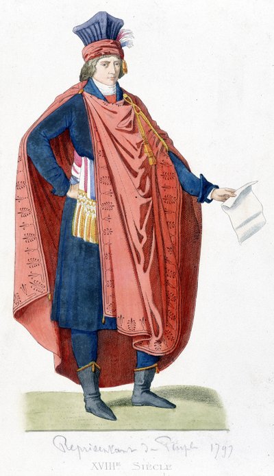 Rappresentante del popolo durante la Rivoluzione Francese del 1792 da Unknown artist