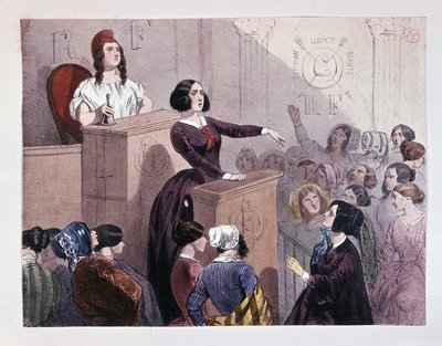 Club delle donne repubblicane, Rivoluzione del 1848 (club guidato da Pauline Roland) da Unknown artist