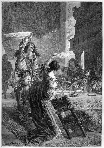 Festa della Restaurazione - Il re Carlo II con Lady Castlemaine - Carlo II celebra la sua ascesa al trono d