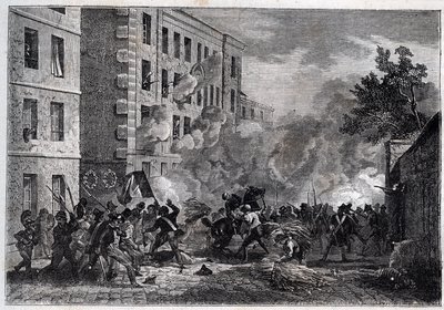 Rivoluzione 1830 - Morte del politecnico Louis Vaneau da Unknown artist