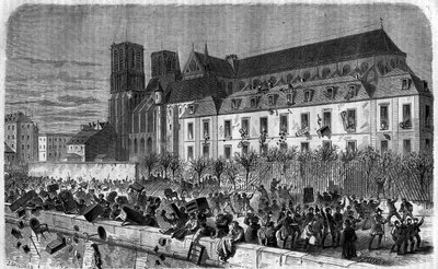 Rivoluzione del 1830: Saccheggio dell