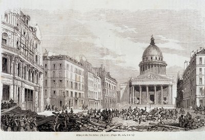 Rivoluzione del 1848: Attacco del Pantheon il 24 giugno 1848 - in 