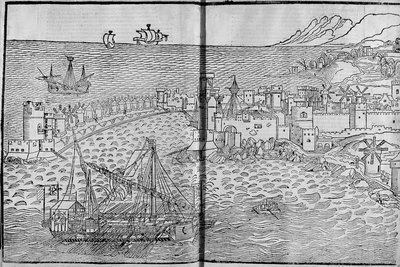 Rodi - in "Le Sante Peregrinazioni" di Bernard de Breydenbach da Unknown artist