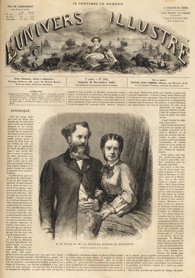 Richard Klemens von Metternich (1829-1895) e Pauline Metternich (1836-1921) - L
