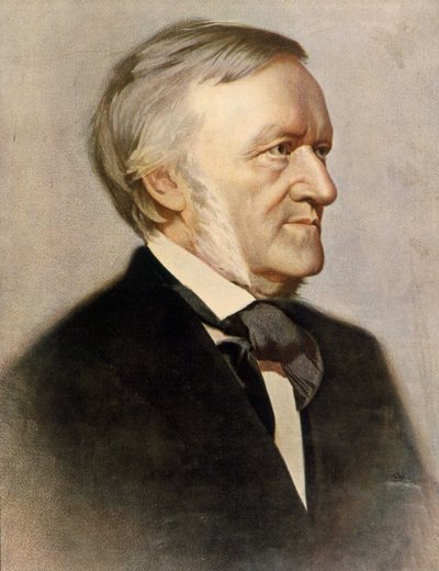 Richard Wagner (1813 - 1883) da Unknown artist