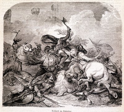Riccardo in Palestina. Illustrazione in 