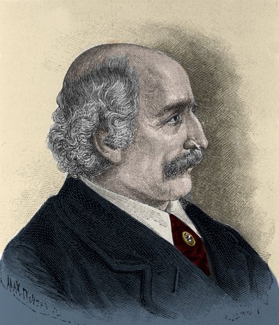 Risorgimento: ritratto del patriota, filosofo, pensatore politico Carlo Cattaneo (1801-1869) incisione del XIX secolo da Unknown artist