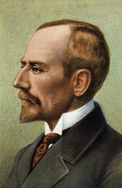 Roald Amundsen, esploratore norvegese. da Unknown Artist