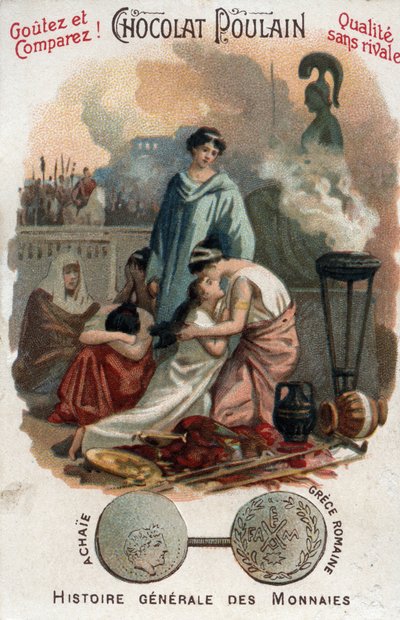 Dominazione romana in Grecia: sacco di Corinto da parte di Lucio Mummio nel 146 a.C. nella regione dell