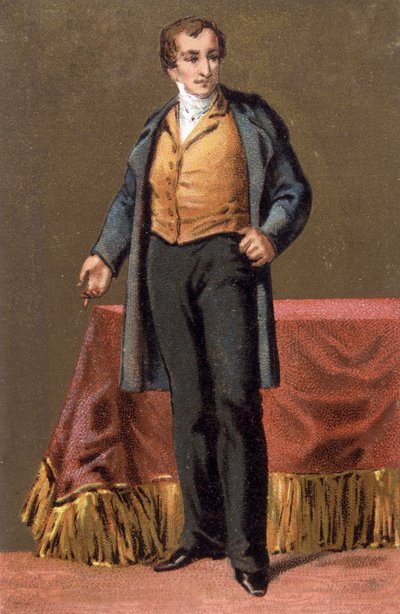 SIR ROBERT PEEL (1788-1850). Statista inglese da Unknown artist