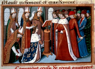 Incoronazione di Carlo VII (1422-1461) dall