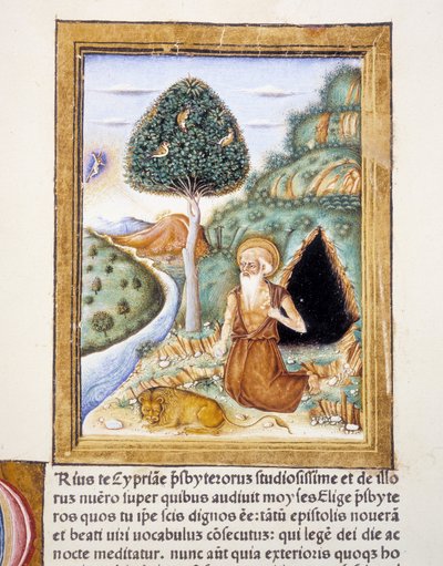 San Girolamo - miniatura da Unknown artist