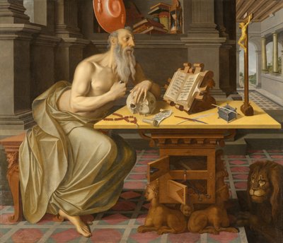 San Girolamo nel suo studio, circa 1560-1570 da Unknown artist