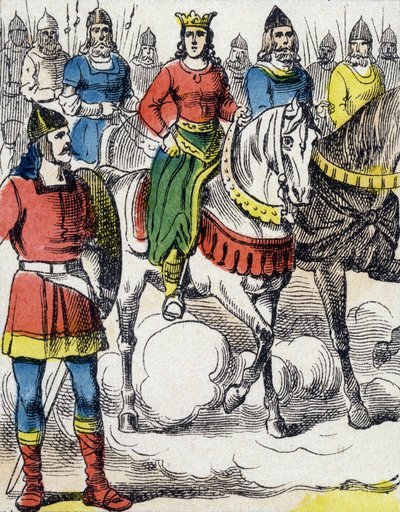 Santa Clotilde (475-545) fuggì dalla tutela di suo zio Gondebaud, re dei Burgundi (480-516), che fu l