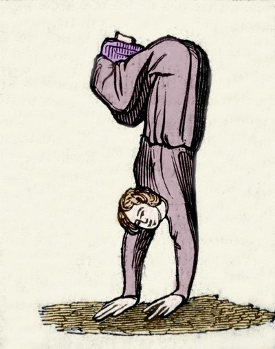 Salomè danza per suo padre Erode Antipa. Illustrazione del XIX secolo da un manoscritto da Unknown artist
