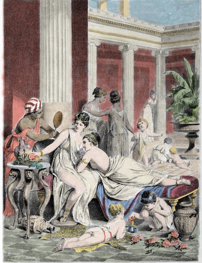 Saffo e i suoi compagni. da Unknown artist