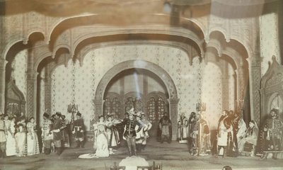 Scena della pièce teatrale "Il falso Dmitri" di Aleksandr Nikolaevič Ostrovskij da Unknown artist