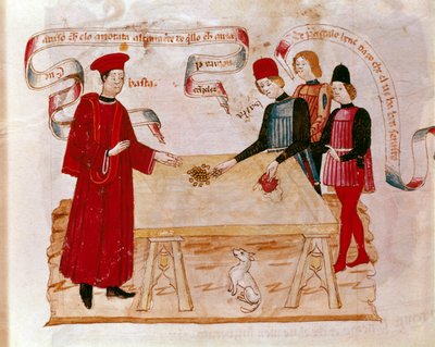 Scena di corruzione di un magistrato da Unknown artist