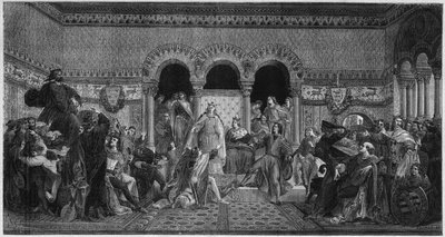 Scena della vita di Santa Elisabetta d