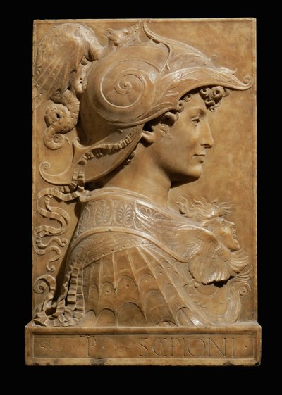 Scipione Africano, il generale romano che sconfisse il comandante cartaginese Annibale durante la seconda guerra punica ... da Unknown artist