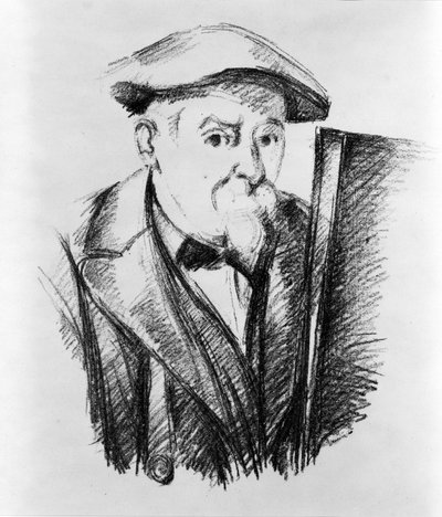 Autoritratto di Paul Cezanne (1839-1906), pittore francese da Unknown artist