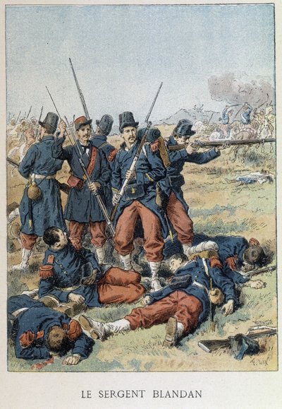 Il sergente Blandan morì durante la conquista dell