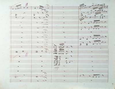 Pagina di spartito della Grande sinfonia (op. 8) di Carl August Cannabich da Unknown artist