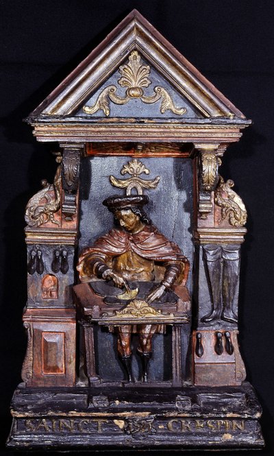 Insegna del calzolaio con l
