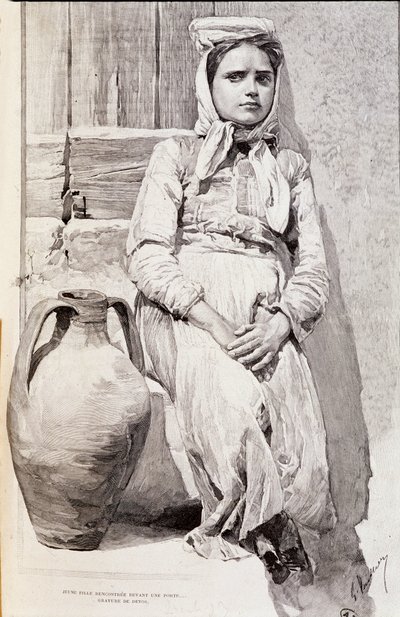 Ragazza siciliana da Unknown artist
