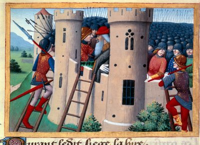 Assedio del Castello Gaillard da parte della Hire e liberazione di Barbazan da Unknown artist