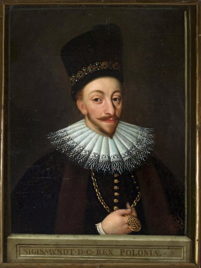 Ritratto di Sigismondo III Vasa, re di Polonia (1566-1632) da Unknown artist