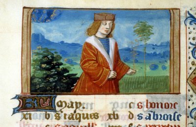Segno dei Gemelli e Uomo nei Campi - Miniatura, Medioevo: Richiedere permesso alla Biblioteca Municipale di Tolosa da Unknown artist