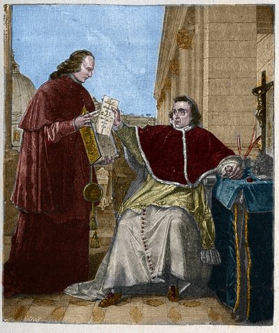 Firma del Concordato tra Francia e Santa Sede, da parte di Papa Pio VII, 15 agosto da Unknown artist