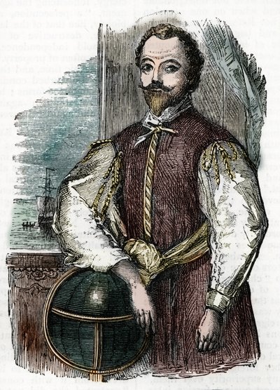 Sir Francis Drake da Unknown artist