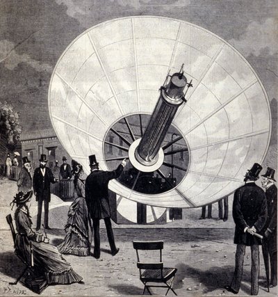 Forno solare di Augustin Mouchot e Pifre da Unknown artist