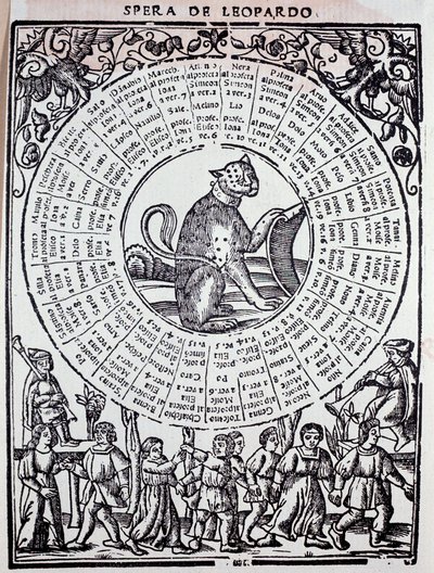 Sfera del Leopardo "Trionfo della fortuna" di Sigismondo Fanti da Unknown artist
