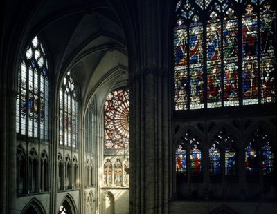 Vetrate e rosone della Cattedrale di Troyes da Unknown artist