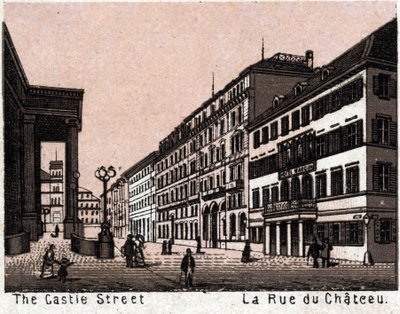 Stoccarda, Germania: vista di Schlossstraße da Unknown artist