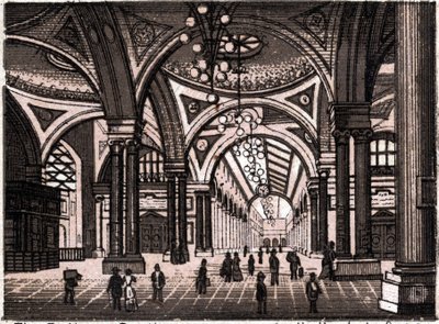 Stoccarda, Germania: vista della sala della stazione ferroviaria in "Il mondo illustra 168 vedute" da Unknown artist