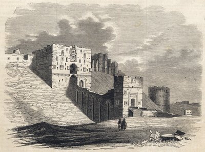 Siria: la città di Aleppo nel XIX secolo - Cittadella - Aleppo in Siria - 1864 da Unknown artist