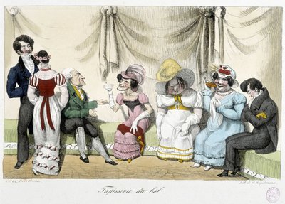 Arazzo del ballo - n.d., inizio XIX secolo, Carnavalet da Unknown artist