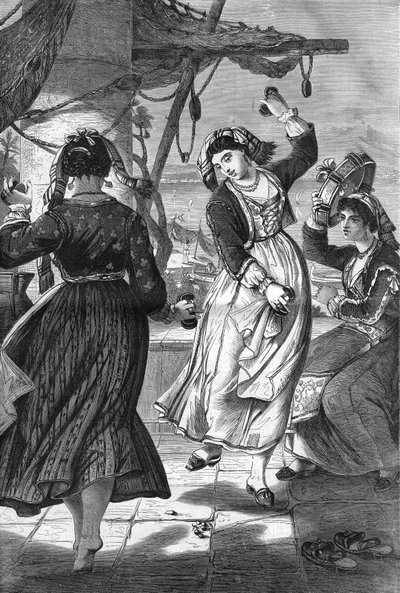 Tarantella a Ischia da Unknown artist