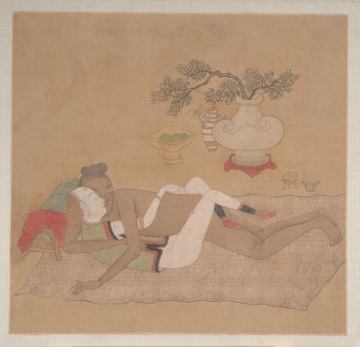 Ufficiale tartaro con signora bionda da Unknown Artist