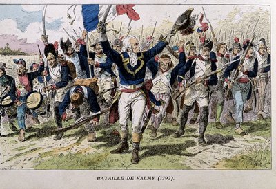 La battaglia di Valmy (1792) da Unknown artist
