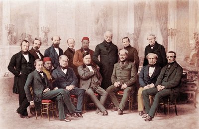 Il Congresso di Parigi fu una conferenza di pace tenutasi a Parigi, Francia, nel 1856, tra i rappresentanti delle grandi potenze europee per fare pace dopo la quasi triennale Guerra di Crimea da Unknown artist