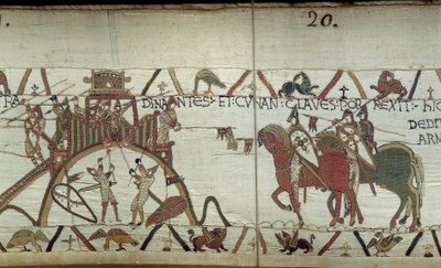 Il Duca di Bretagna consegna al Duca di Normandia le chiavi della città alla fine di una lancia da Unknown artist
